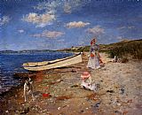 A Sunny Day at Shinnecock Bay by William Merritt Chase